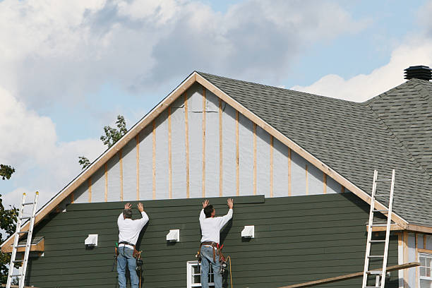 Professional Siding Contractor technician working in Souderton, PA